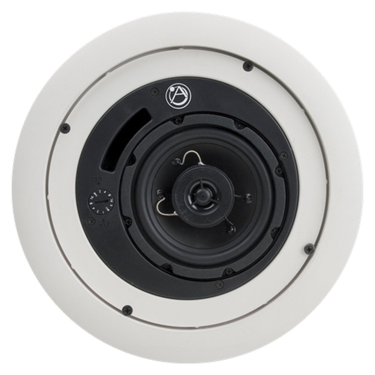 AtlasIED FAP42TC-UL2043 4-Inch Shallow Mount In-Ceiling Speakers, UL2043 Certified, Pair