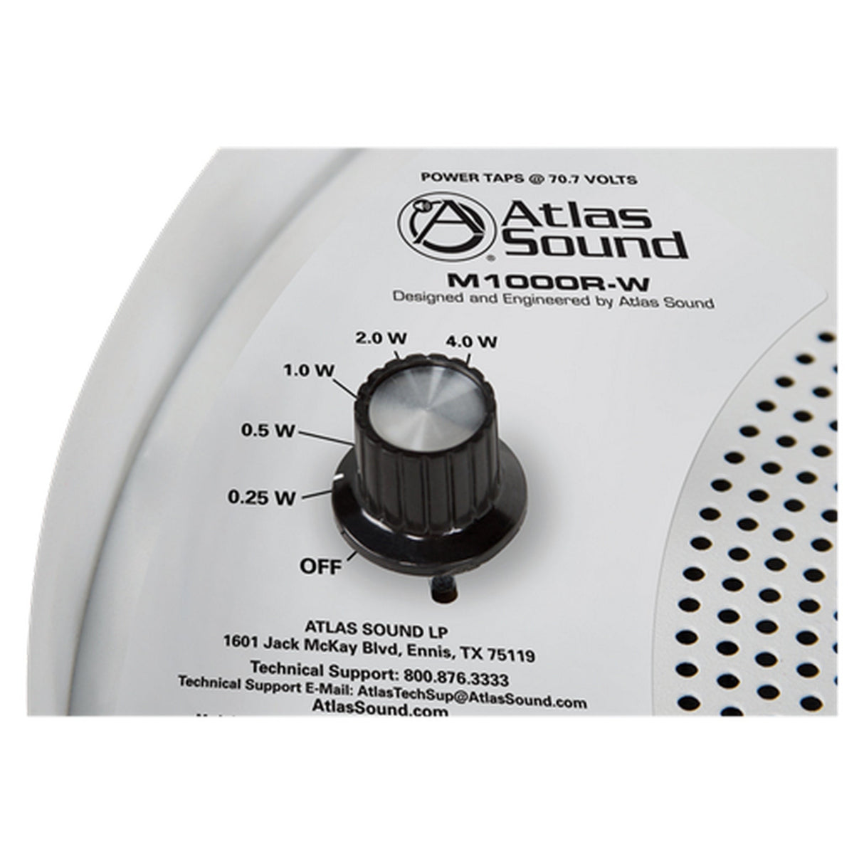 AtlasIED M1000R Series 8-Inch Round Sound Masking Speaker