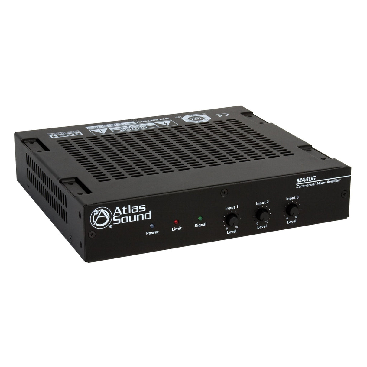 AtlasIED MA Series 3-Input Compact Mixer Amplifiers with Global Power Supply