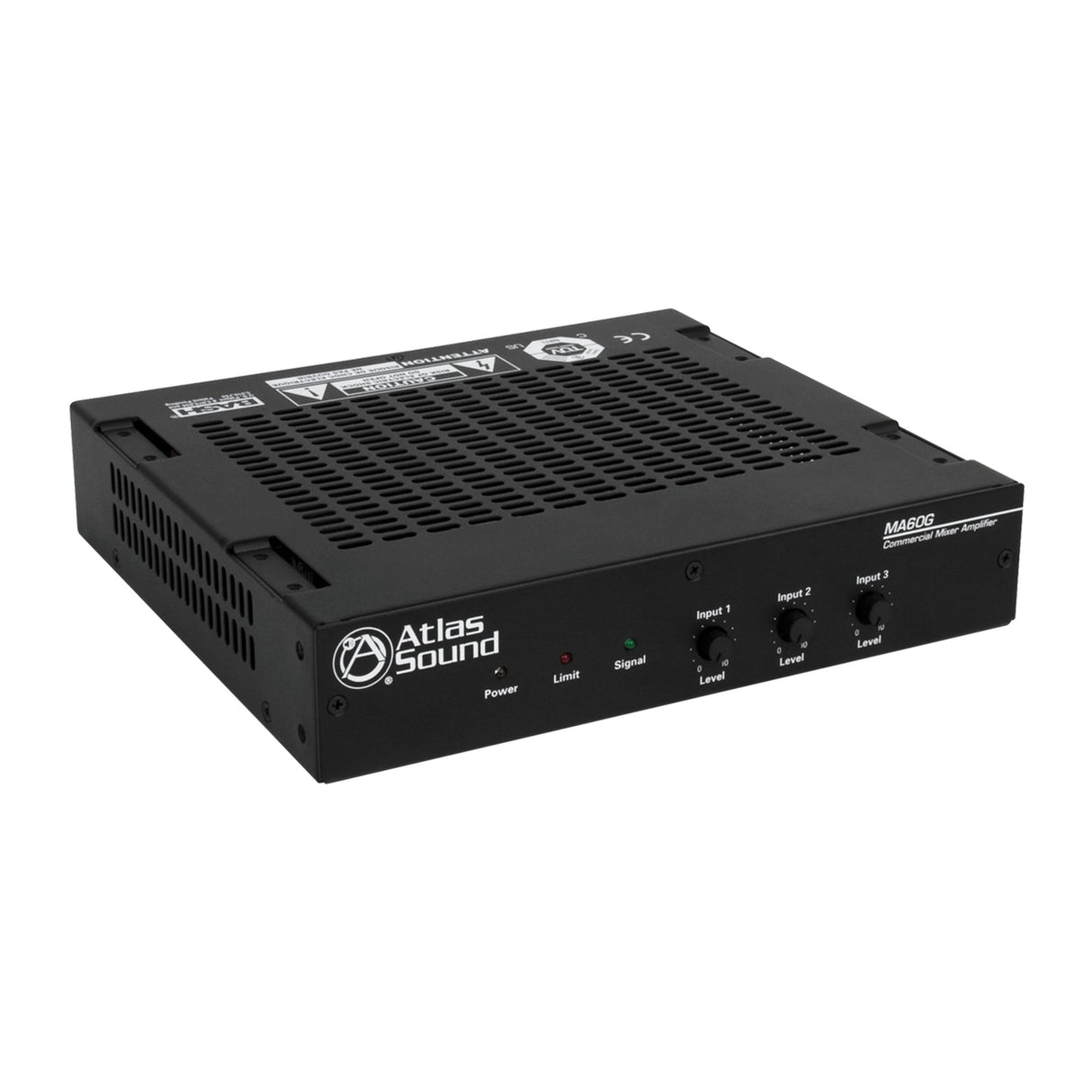 AtlasIED MA Series 3-Input Compact Mixer Amplifiers with Global Power Supply