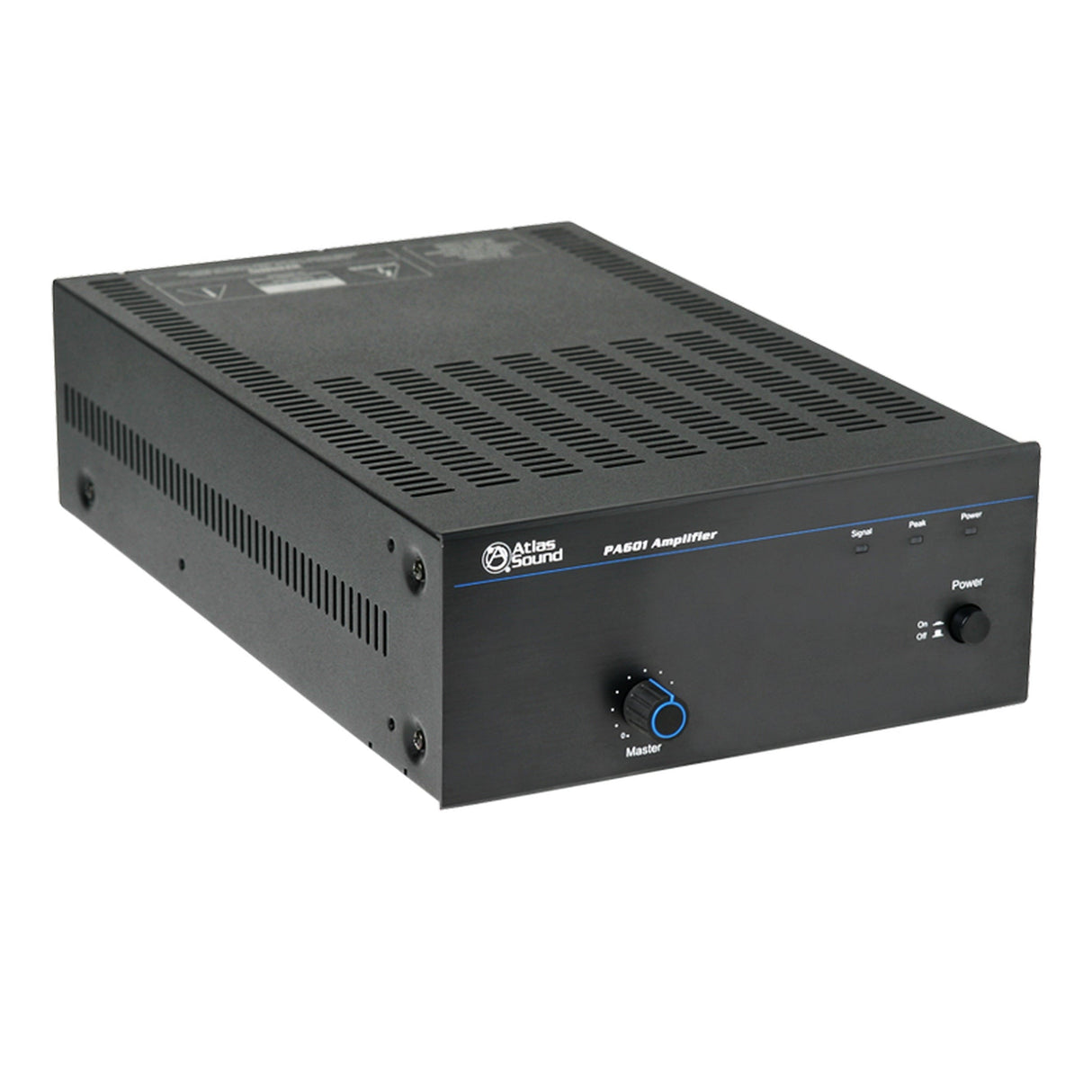 AtlasIED PA601 60W Single‑Channel 70/100V Power Amplifier, 1RU