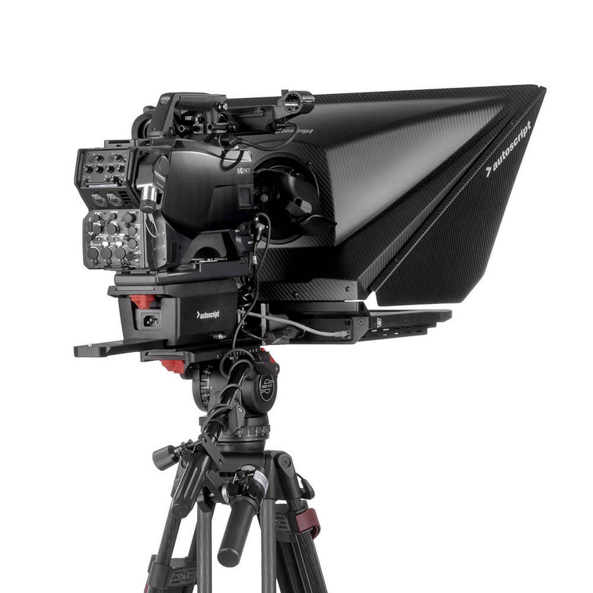 Autoscript EVO-IPS15 On-Camera Package with 15 Inch Prompt Monitor and Carbon Fiber Hood