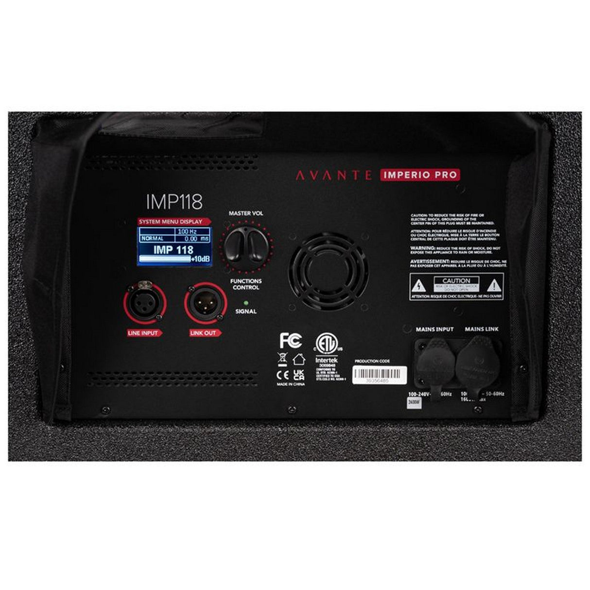 Avante Imperio Pro IMP118 18-inch Subwoofer