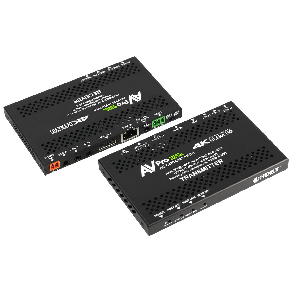AVPro Edge AC-EX70-UHD-ARC 70M 10.2Gbps HDBaseT HDMI Extender Kit