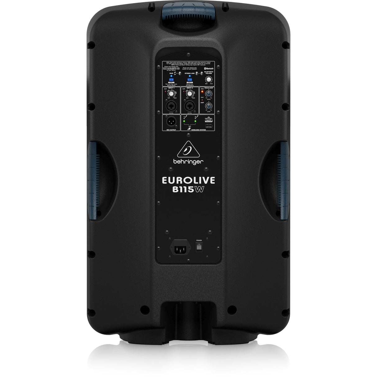 Behringer B115MP3 15" Active 2-Way PA Speaker System with MP3 Player and Integrated Mixer