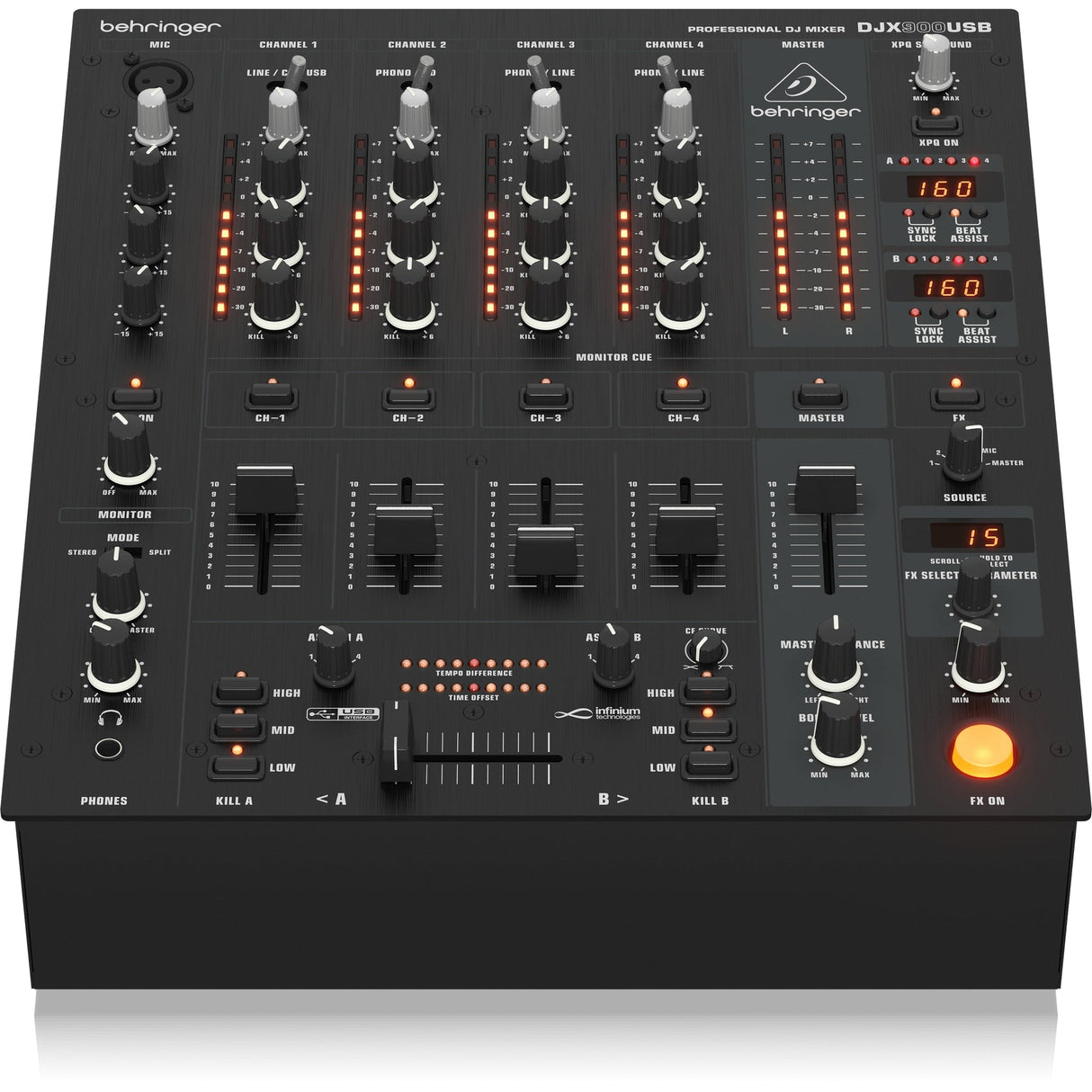 Behringer DJX900USB 5-Channel DJ Mixer with USB Interface