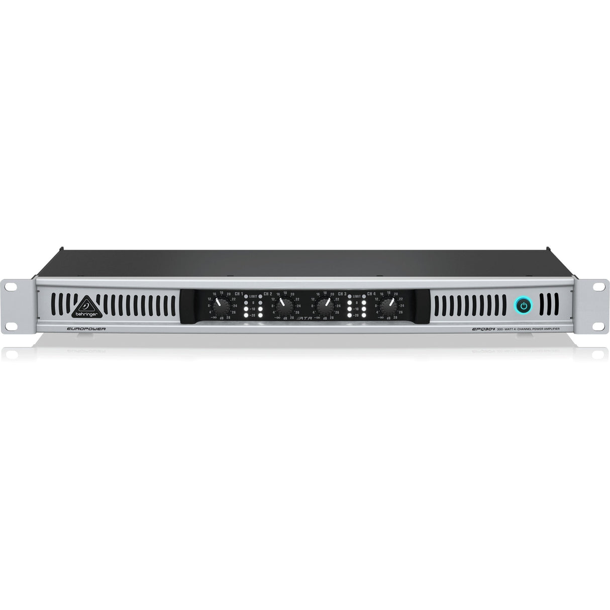 Behringer EPQ304 300W Lightweight 4-Channel Power Amplifier with ATR (Accelerated Transient Response) Technology