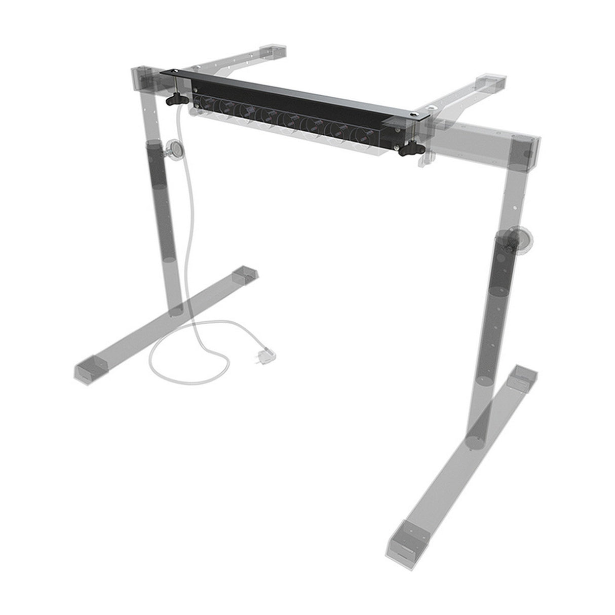 Black Panther Jatoba Angula 8 Mounting Bracket for 19-Inch Power-Strip Add-On