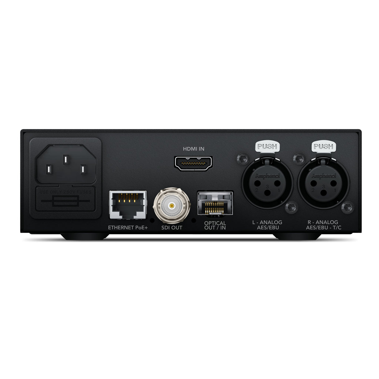 Blackmagic Design Teranex Mini HDMI to Optical 12G SD HD Ultra HD Supported Converter