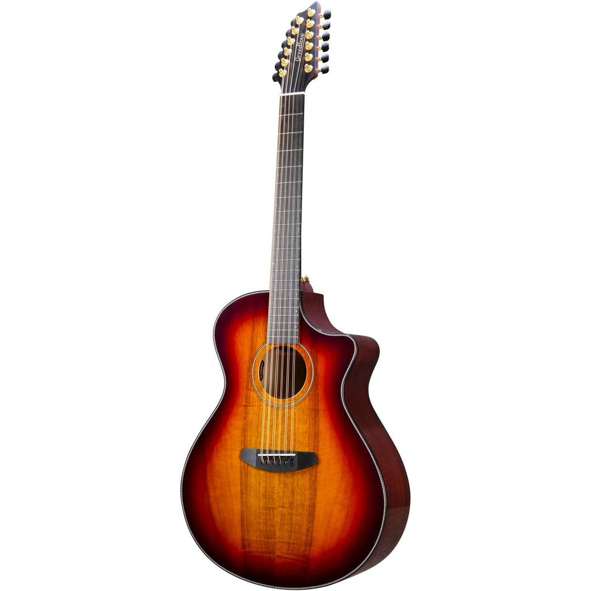 Breedlove Oregon Dreadnought Concerto CE 12-String Acoustic Electric Guitar, Old Fashioned Burst Finish