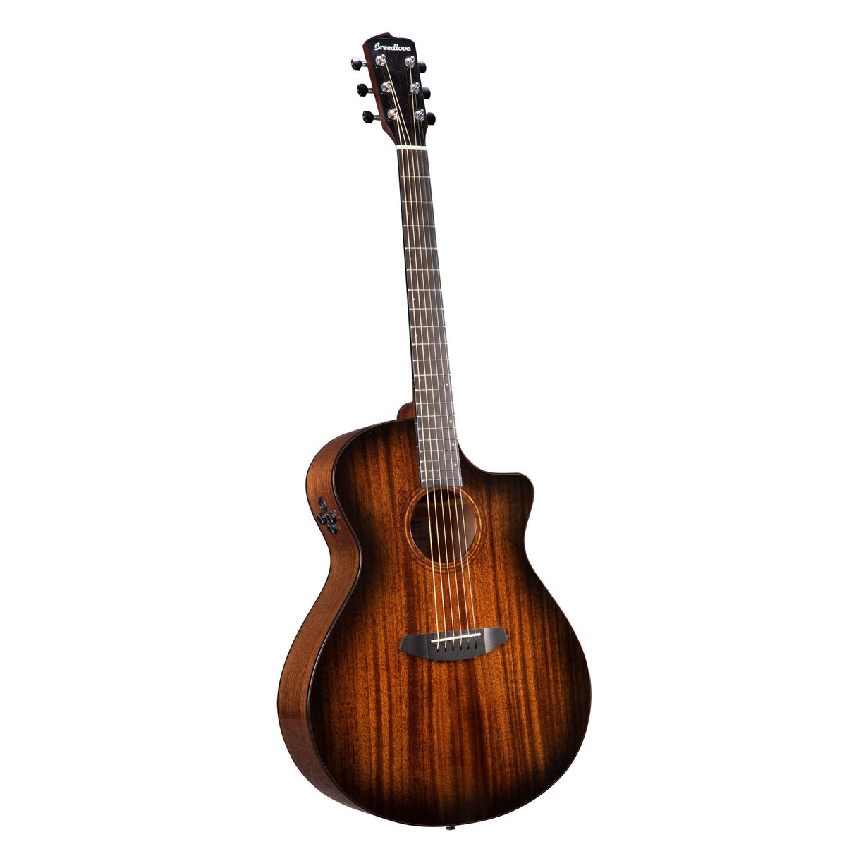 Breedlove Wildwood Pro Concerto Suede CE Acoustic-Electric Guitar, African Mahogany Finish