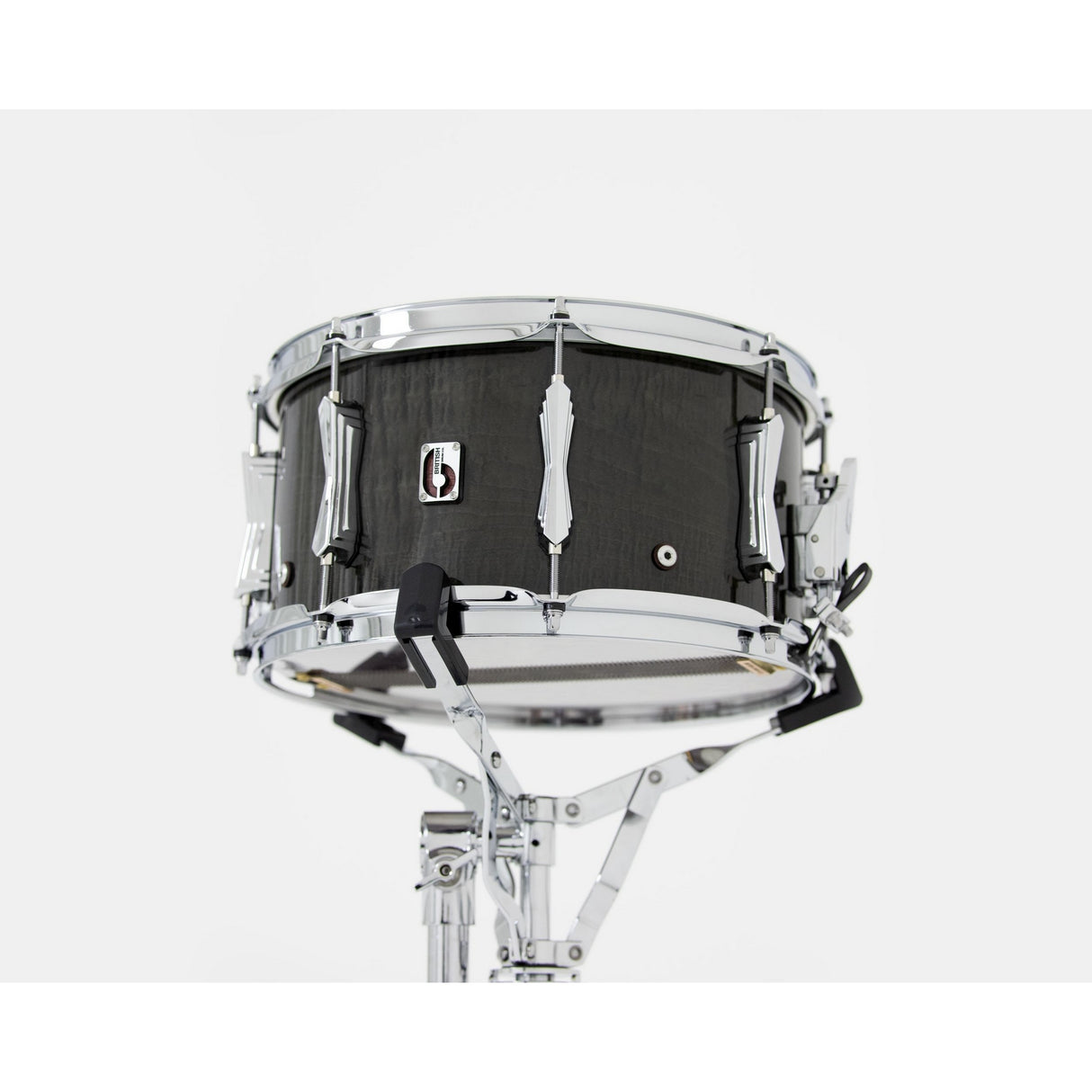 British Drum Co SEV-13-7-SN Super Seven Series 13x7-Inch Snare Drum, Purpleheart Finish