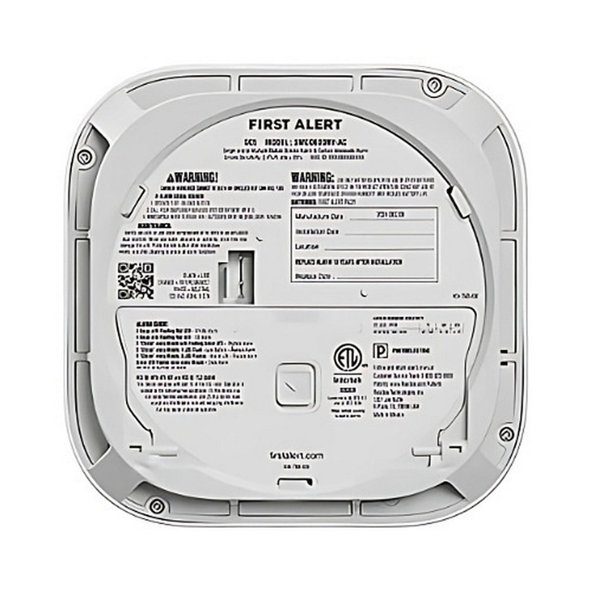 BRK Electronics BSMCO600NVACBX1 Smart Smoke and Carbon Monoxide Alarm