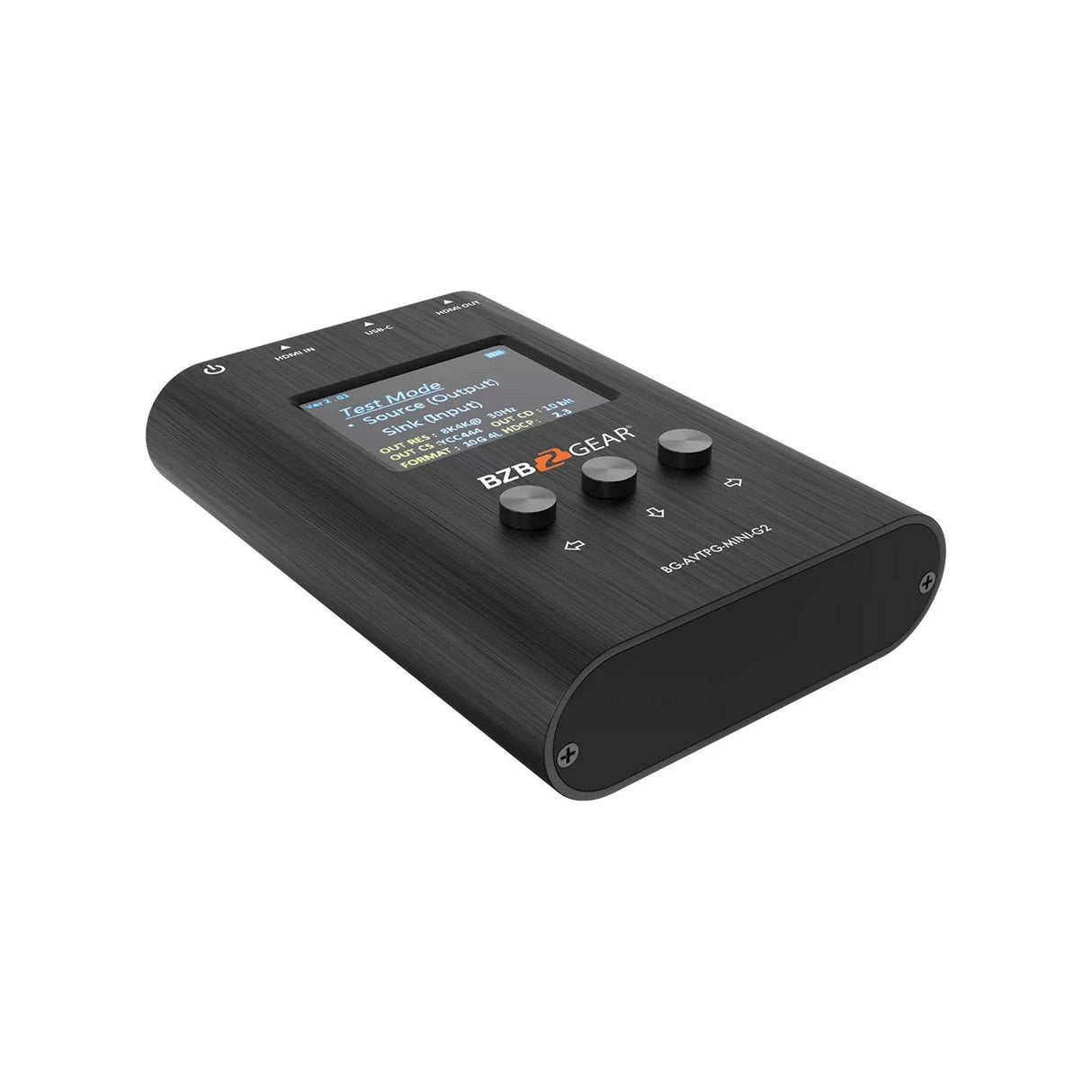 BZBGEAR BG-AVTPG-MINI-G2 Portable HDMI HDMI 2.1 Signal Test Generator and Analyzer