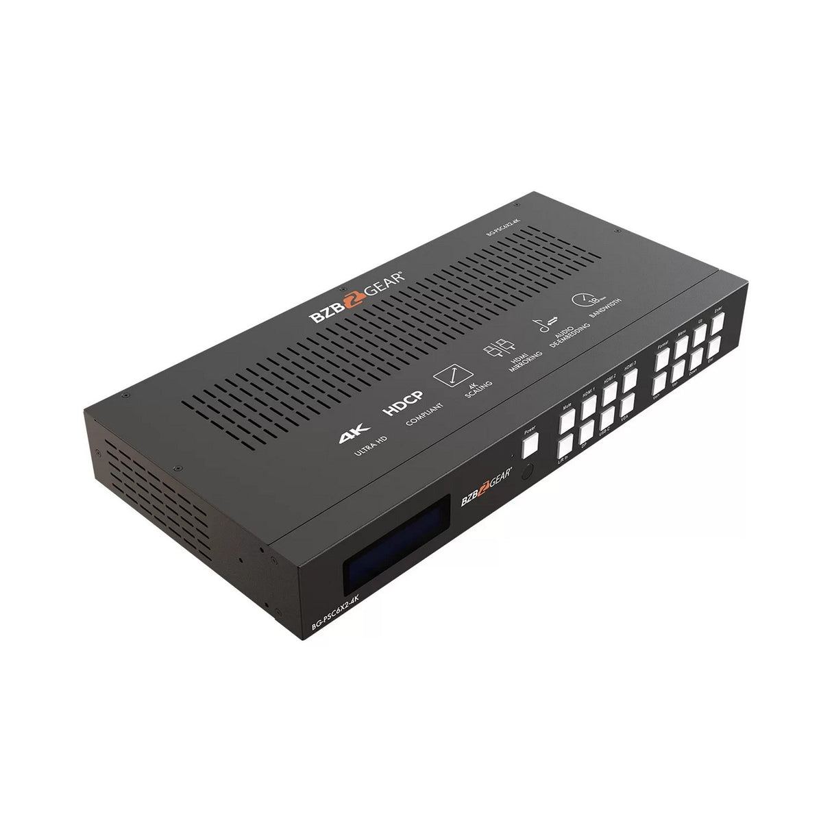 BZBGEAR BG-PSC6x2-4K 6x2 4K Conference Room Presentation Switcher Scaler