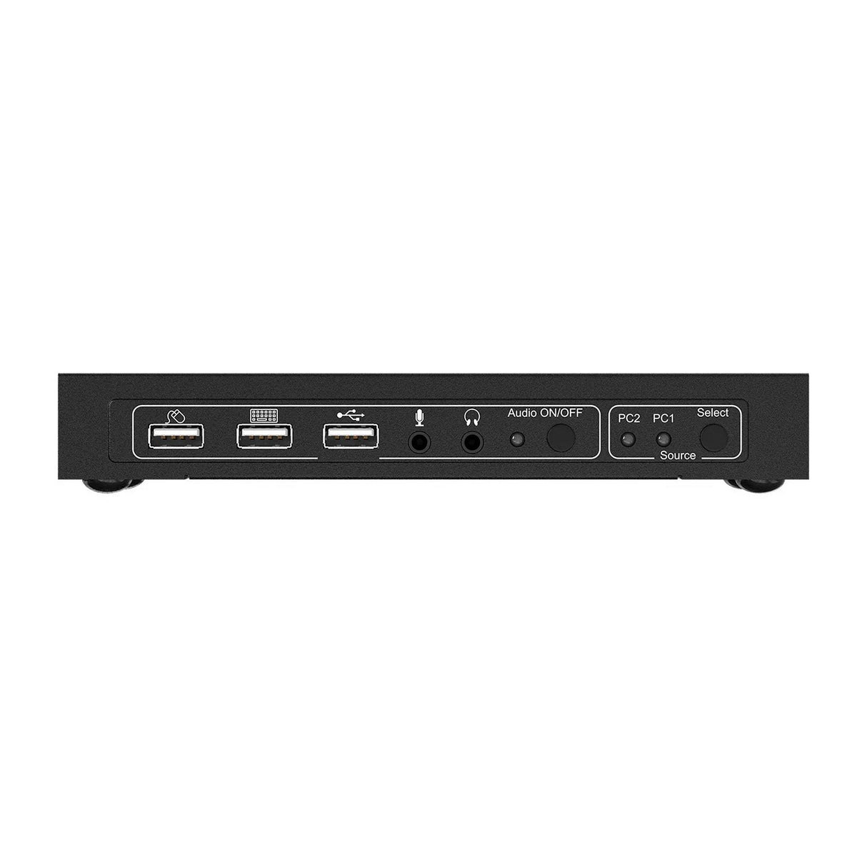 BZBGEAR BG-UHD-KVM21A 2x1 4K UHD KVM Switcher with USB2.0 Ports for Peripherals and Audio Support