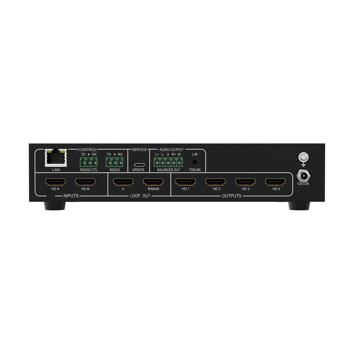 BZBGEAR BG-UHD-VW24 2x2 4K UHD HDMI Video Wall Processor with IP/RS232 Control