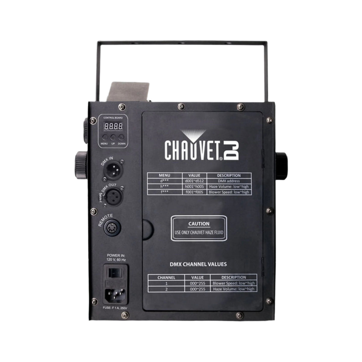 Chauvet DJ Hurricane Haze 2D Haze-Filled Bubble Machine with 6 Quad-Colored RGB + UV LEDs