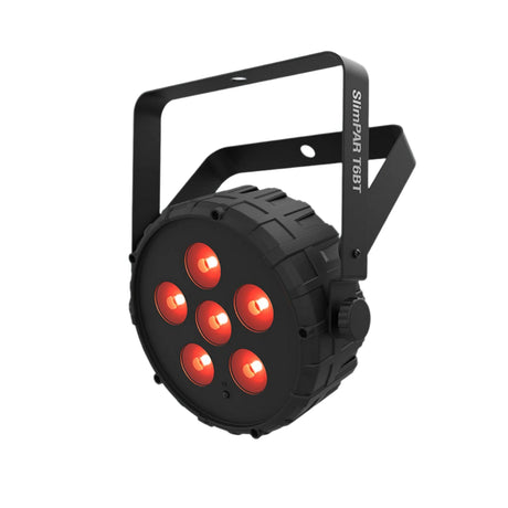 Chauvet DJ SlimPAR T6BT Low-Profile 6 Tri-Color RGB Bluetooth LED Washlight