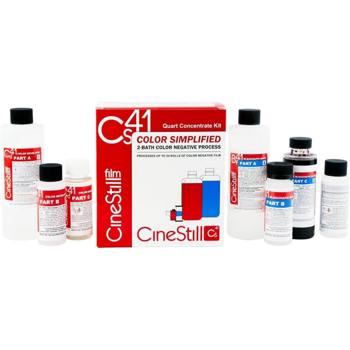 CineStill CS41 Liquid Developing Quart Kit for Processing C-41 Color Negative Film