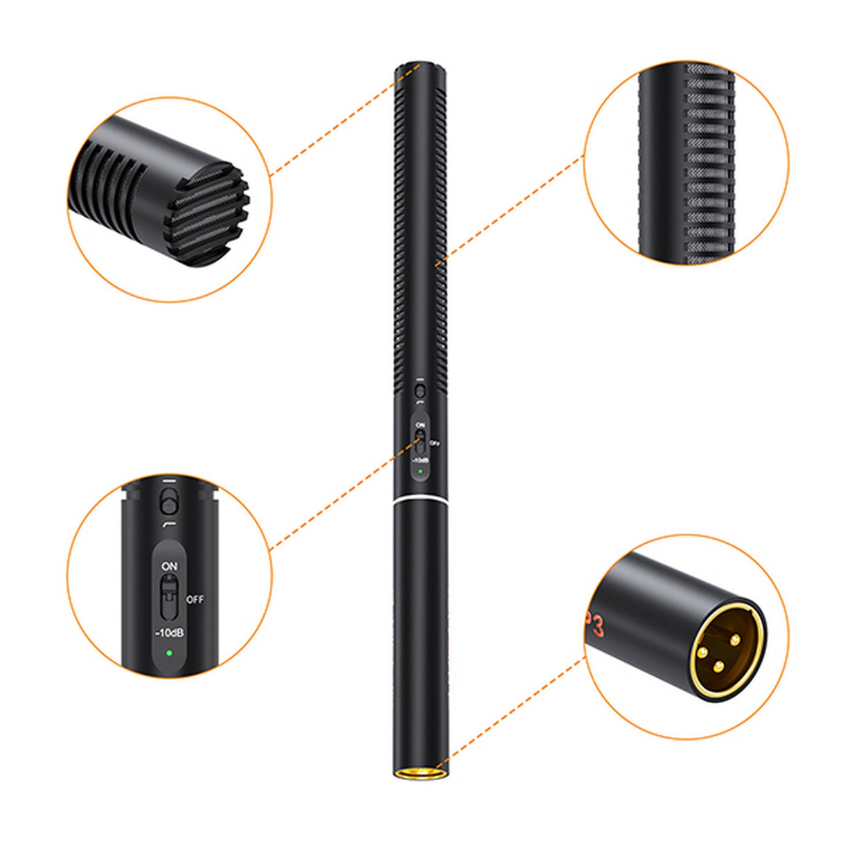 COMICA VP3 Super Cardioid XLR Condenser Microphone