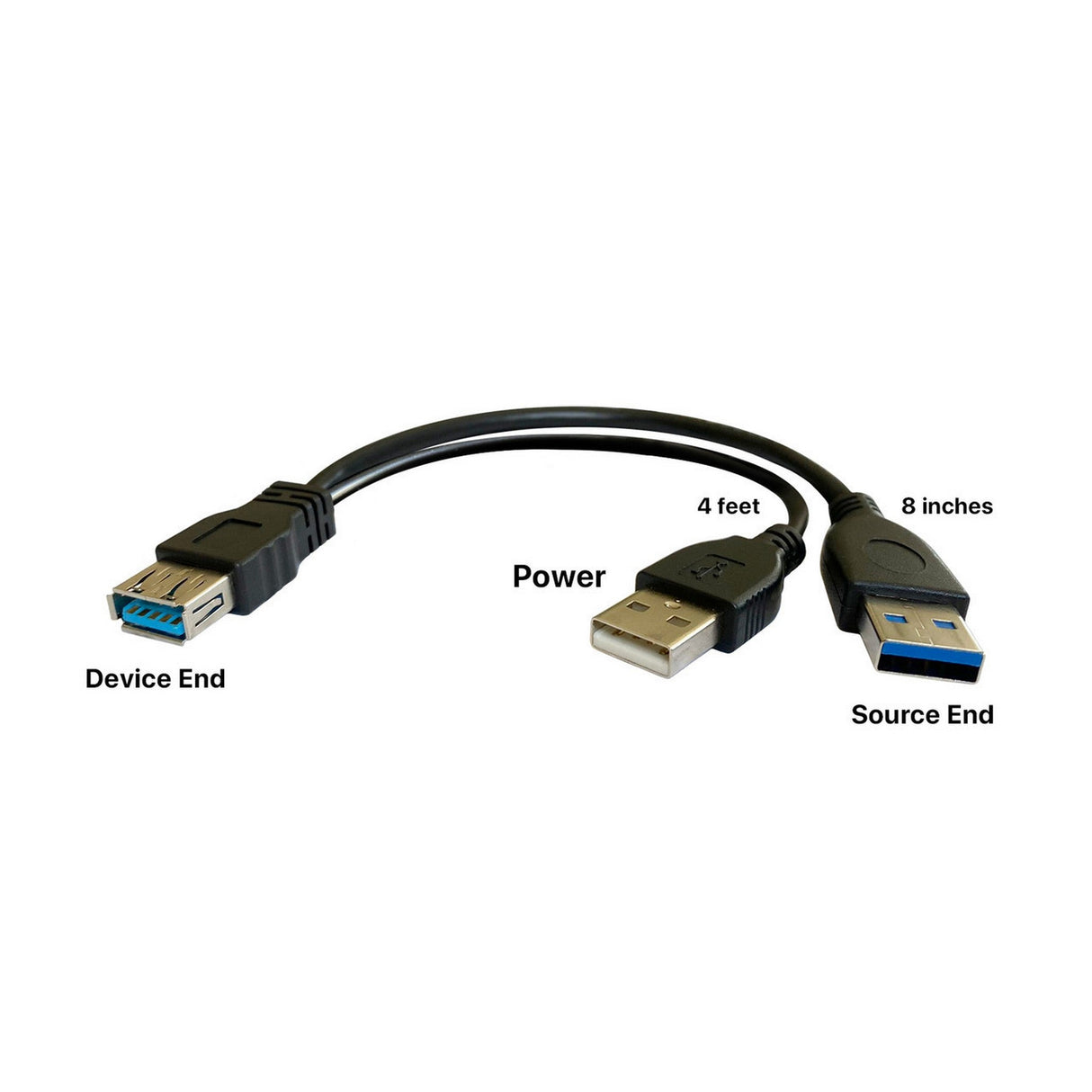 Comprehensive USB3-AMF-50PROA Pro AV/IT Active USB 3.0 A Male to Female Extension Cable 50-Feet