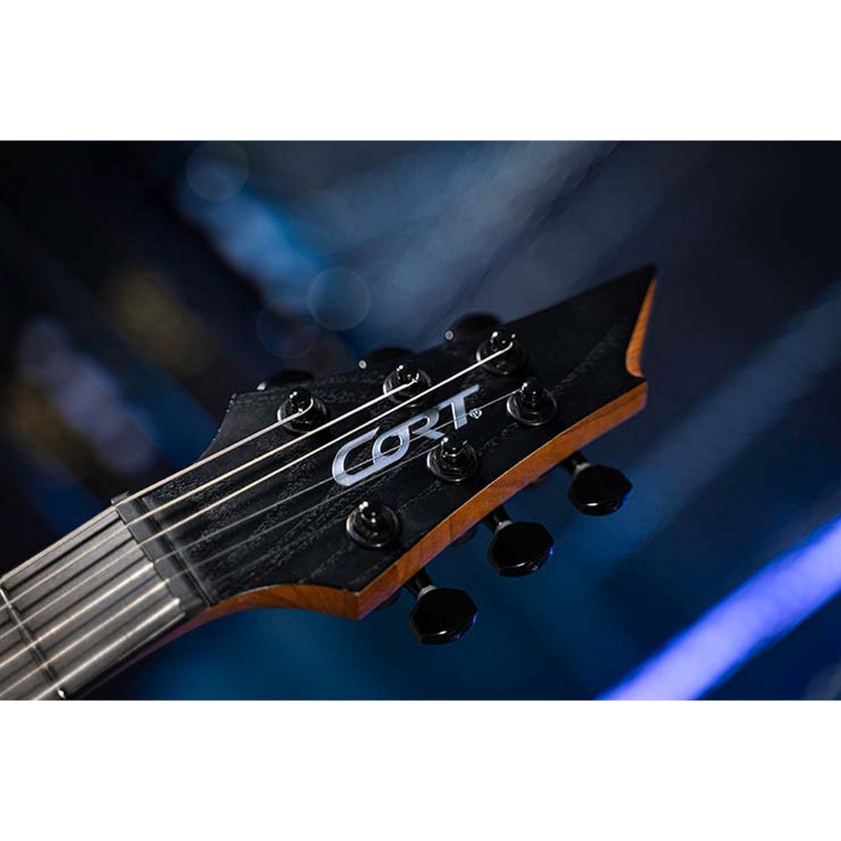 Cort KX700 Evertune Electric Guitar Ash Top on Mahogany Body - guitar