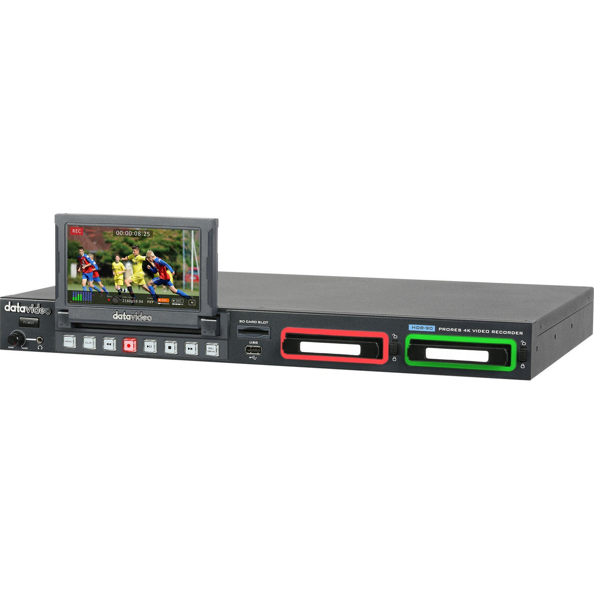 Datavideo HDR-90 ProRes 4K Video Recorder 1U Rackmountable