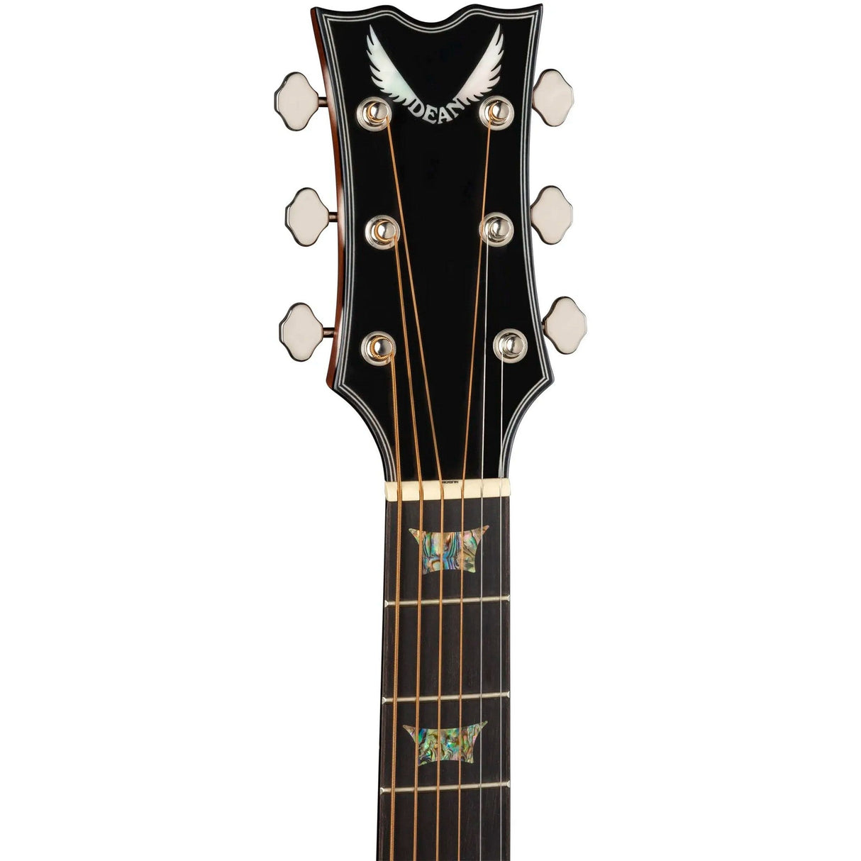 Dean Guitars ST Augustine Elite Grand Auditorium Solid Top Mahogany Acoustic/Electric Guitar - guitar