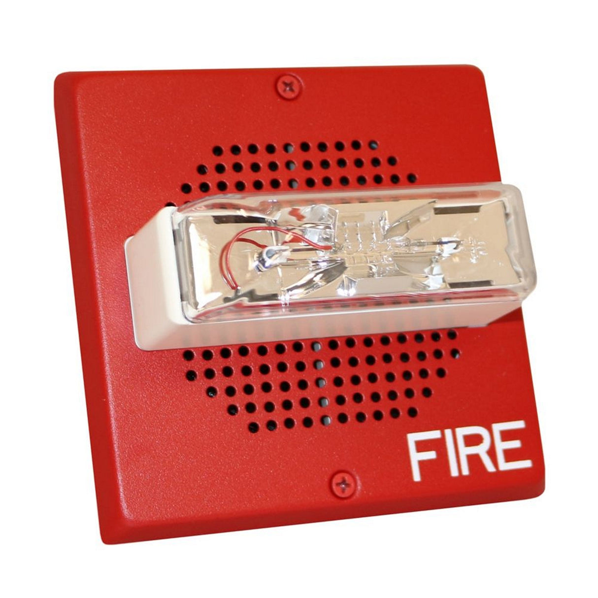 Eaton E70-24MCW-FR E70 Square Wallmount Speaker Strobe 24VDC Red