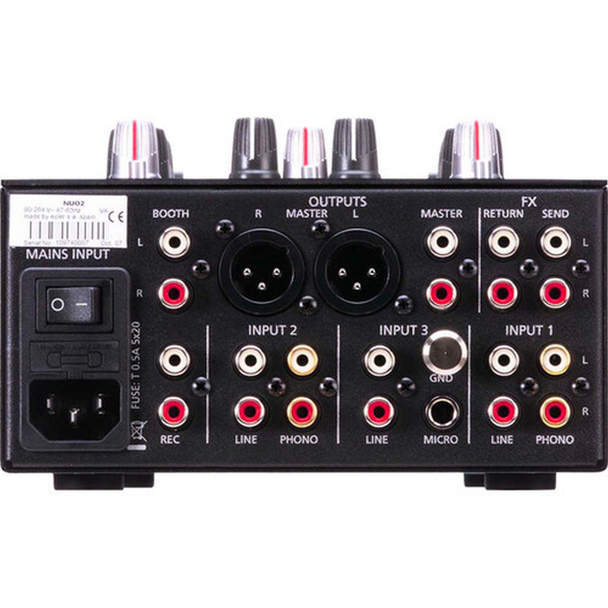 Ecler NUO 2.0 2-Channel Analog DJ Mixer