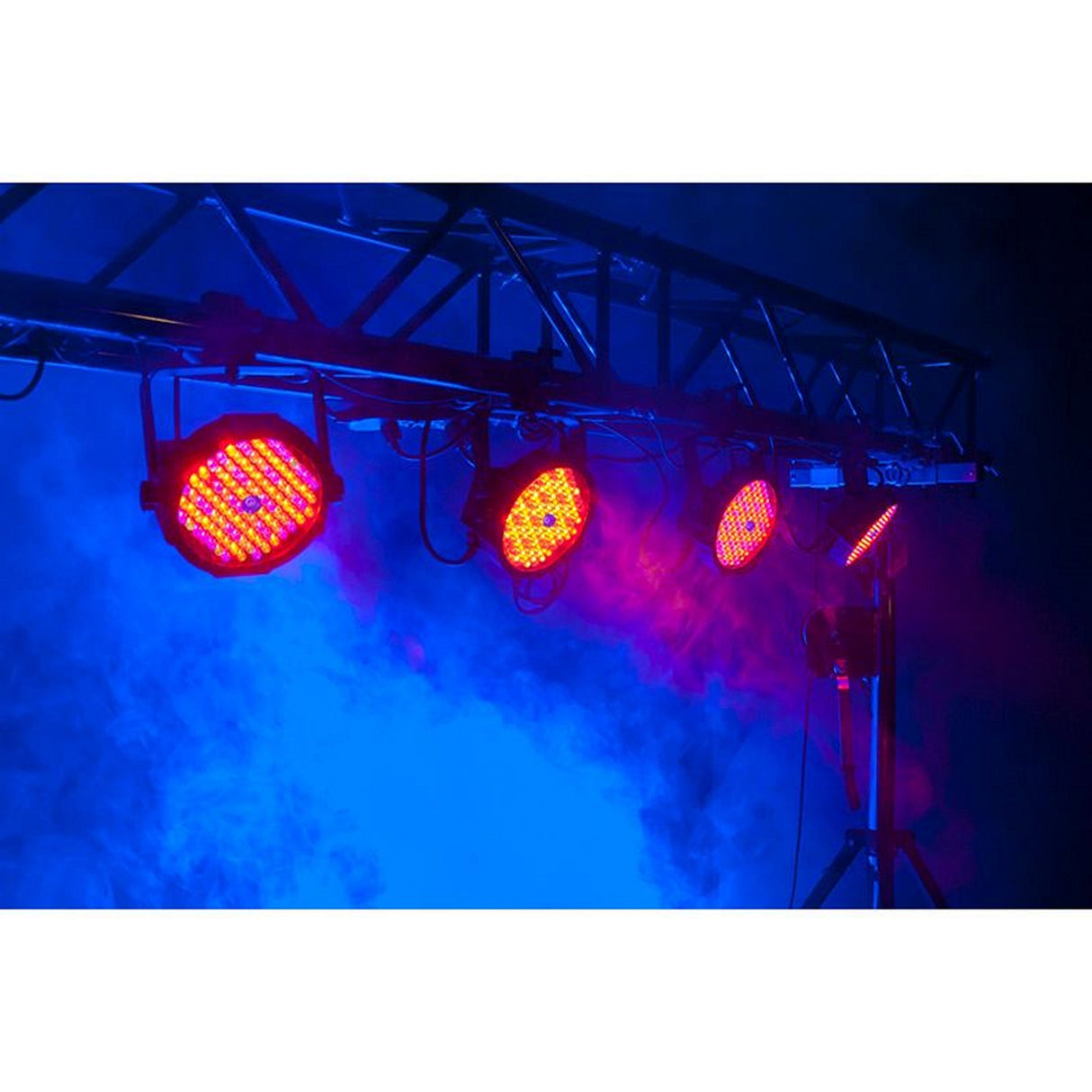 Eliminator Lighting Mega Flat PAK EP RGB + UV Low Profile LED Par Pack