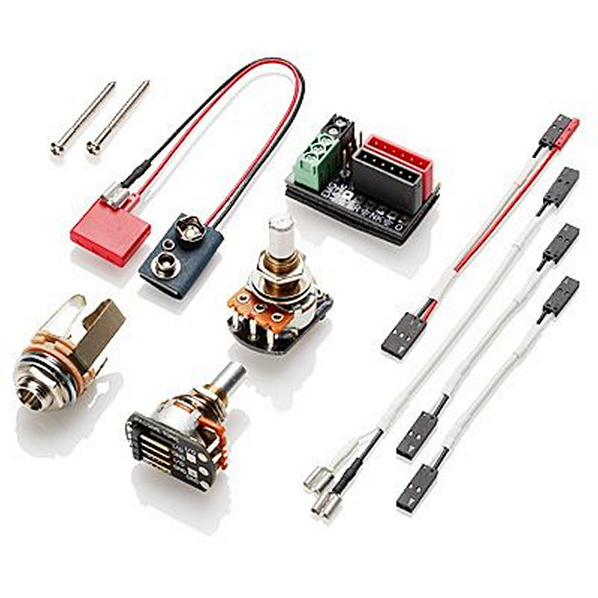 EMG 35JCS 4-String Soapbar Active Bass Pickup Black - accessories