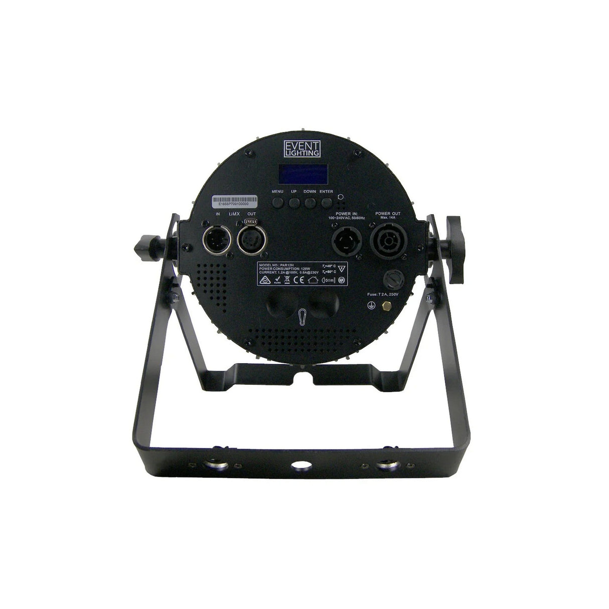 Event Lighting PAR12H Indoor RGBWA+UV LED Pro Par