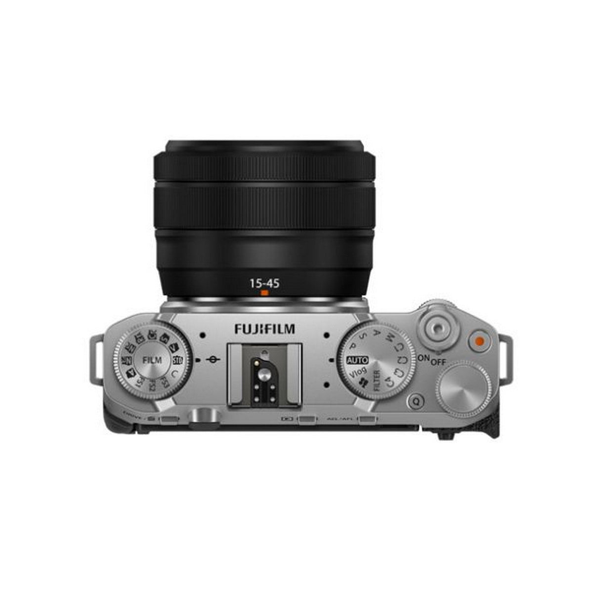 Fujifilm X-M5 Mirrorless Camera with XC15-45mmF3.5-5.6 OIS PZ Lens Silver