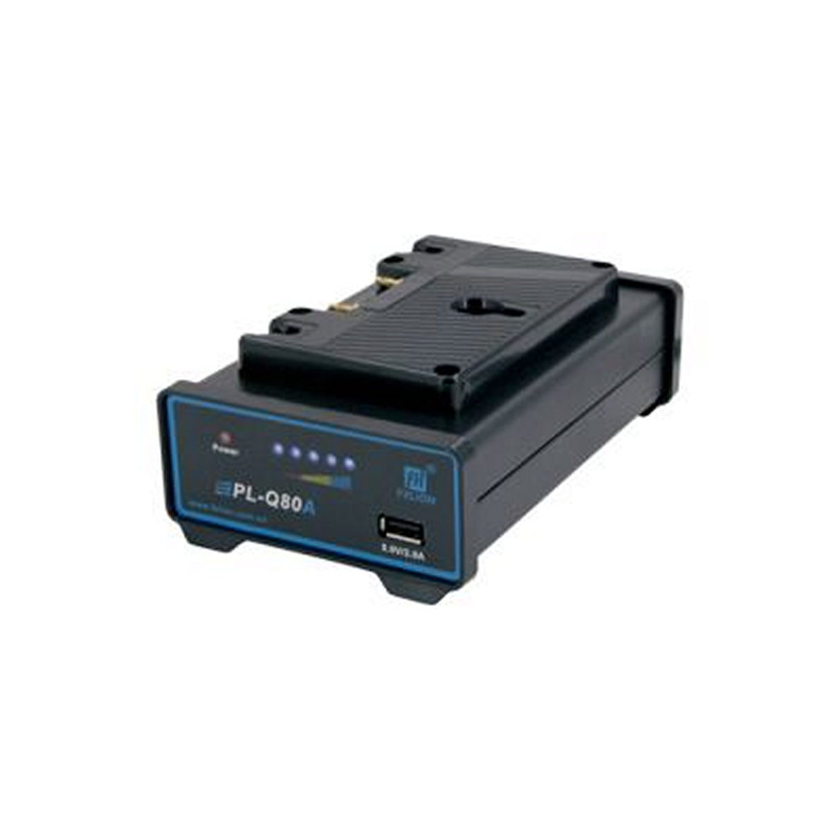 Fxlion Single-Channel Gold Mount Battery Charger with USB Port