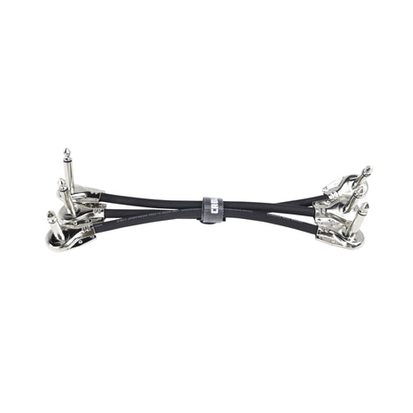 Gator Backline Series Straight to Right-Angled Patch Cables 3-Pack of 6-Inch
