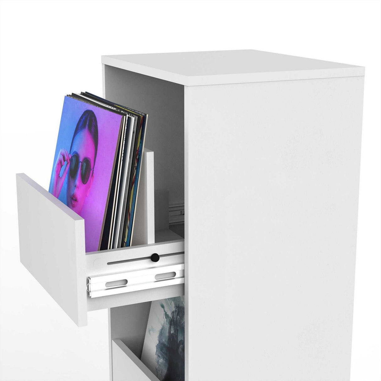 Glorious Vinyl Vault Record Storage Cabinet