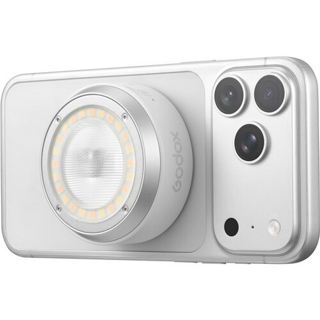 Godox A2 Smartphone Xenon Flash With Bi-Color LED Light, White