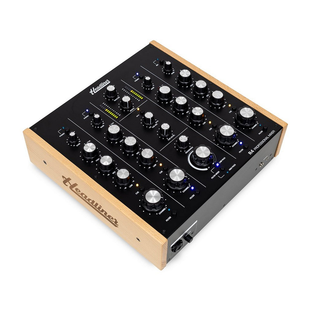 Headliner HL90120 R4 4-Channel Analog Rotary DJ Mixer