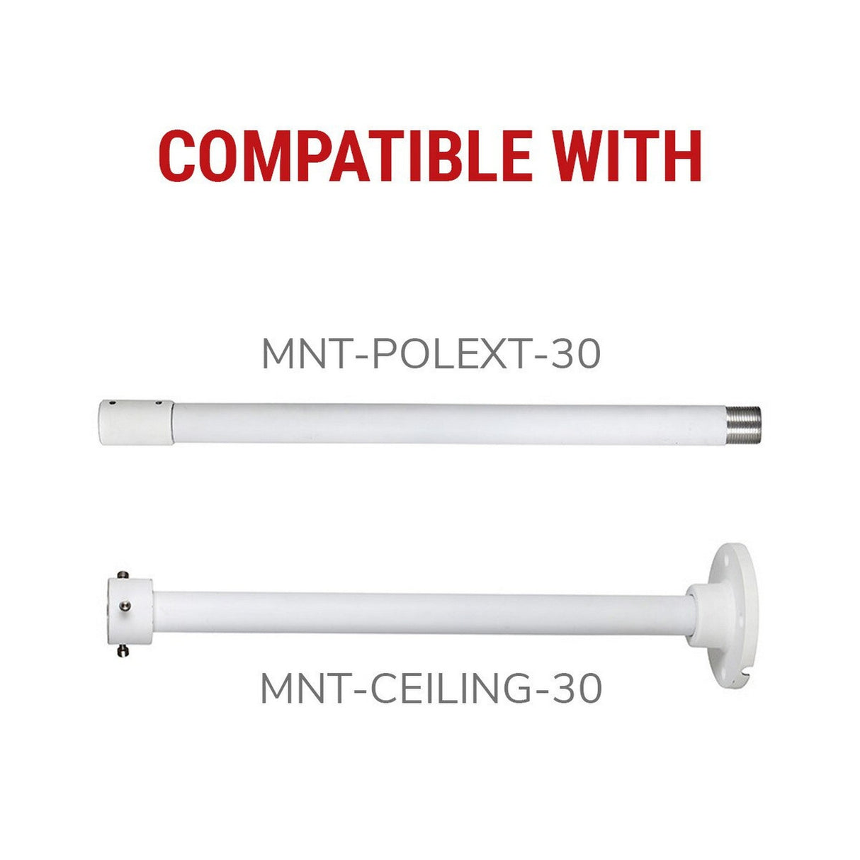 IC Realtime MNT-POLEXT-30 Extension Pole for MNT-CEILING-30