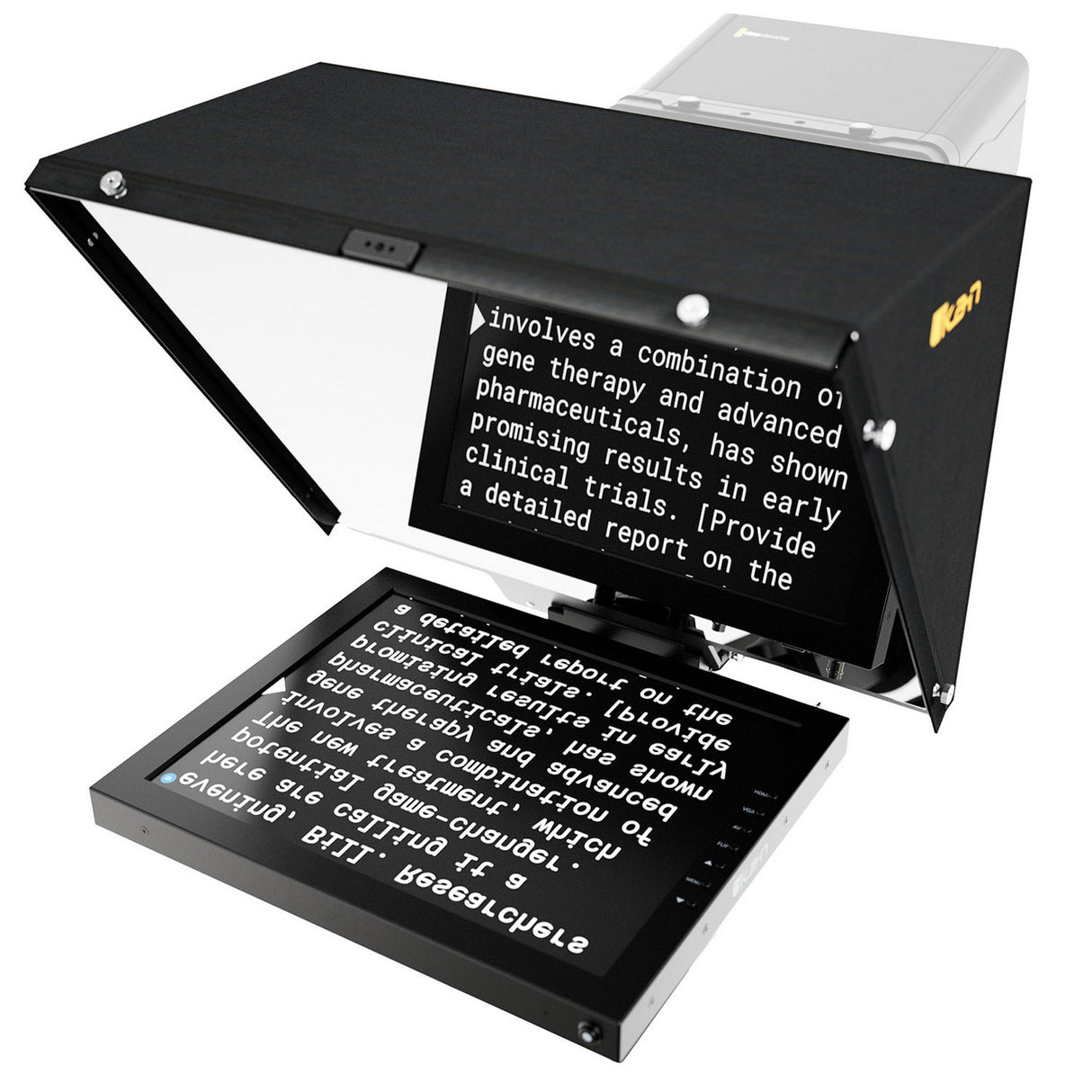 Ikan 15-Inch Teleprompter Tripod and Dolly Turnkey Solution