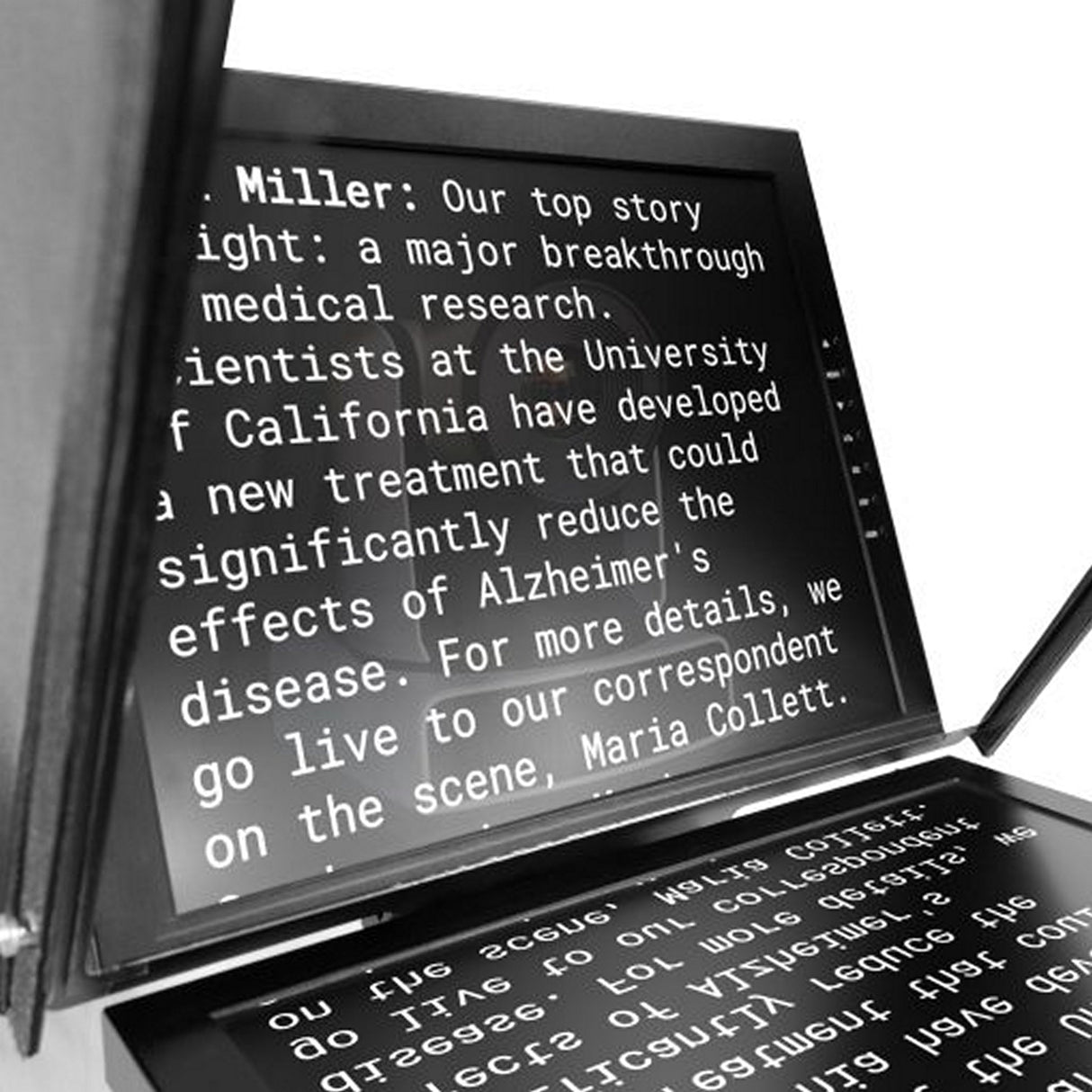 Ikan PT4900S-PTZ-V2-TRIPOD 15-inch SDI Teleprompter Standalone Unit