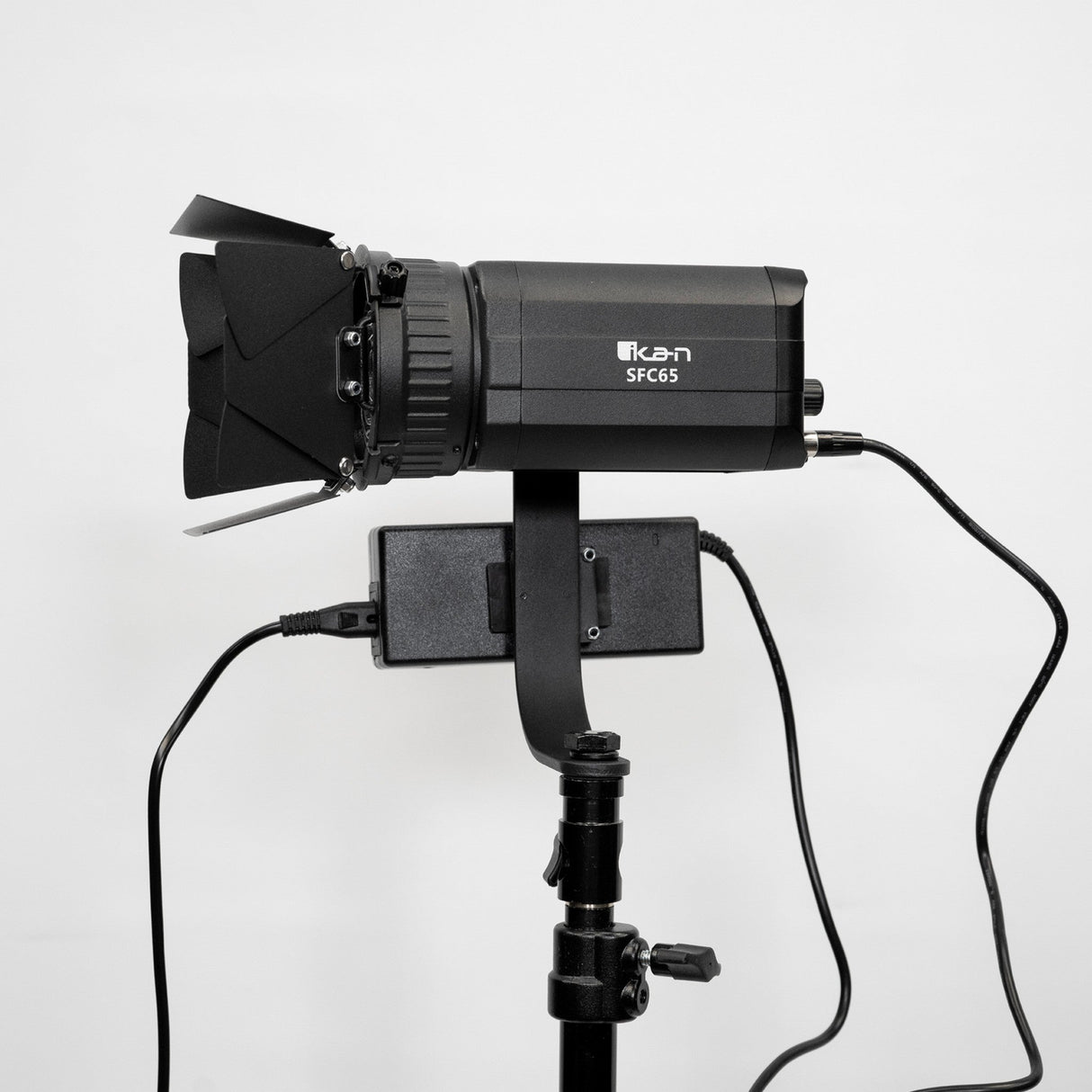 Ikan SFC65-3PT-KIT Stryder 3-Point RGBW Color 2800K-6500K 65W LED Fresnel Light with DMX