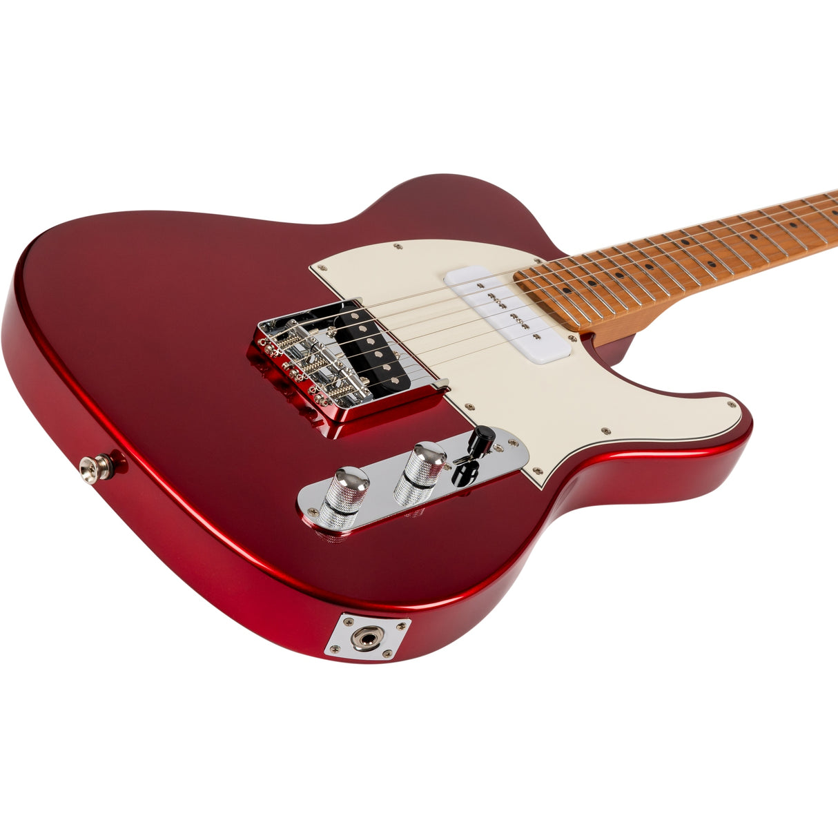 Jet Guitars JT-300 CAR P90 Electric Guitar, Candy Red Finish