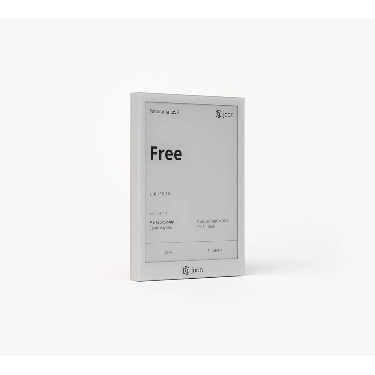 Joan 6 Pro Meeting Room Scheduler Display