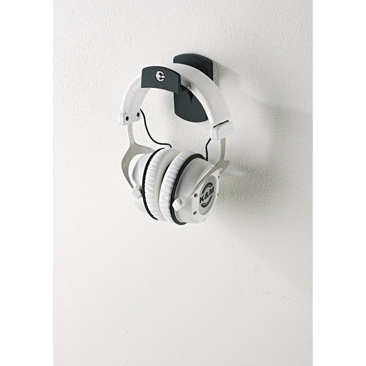K&M 16312 Curved Support Headphone Wall Holder