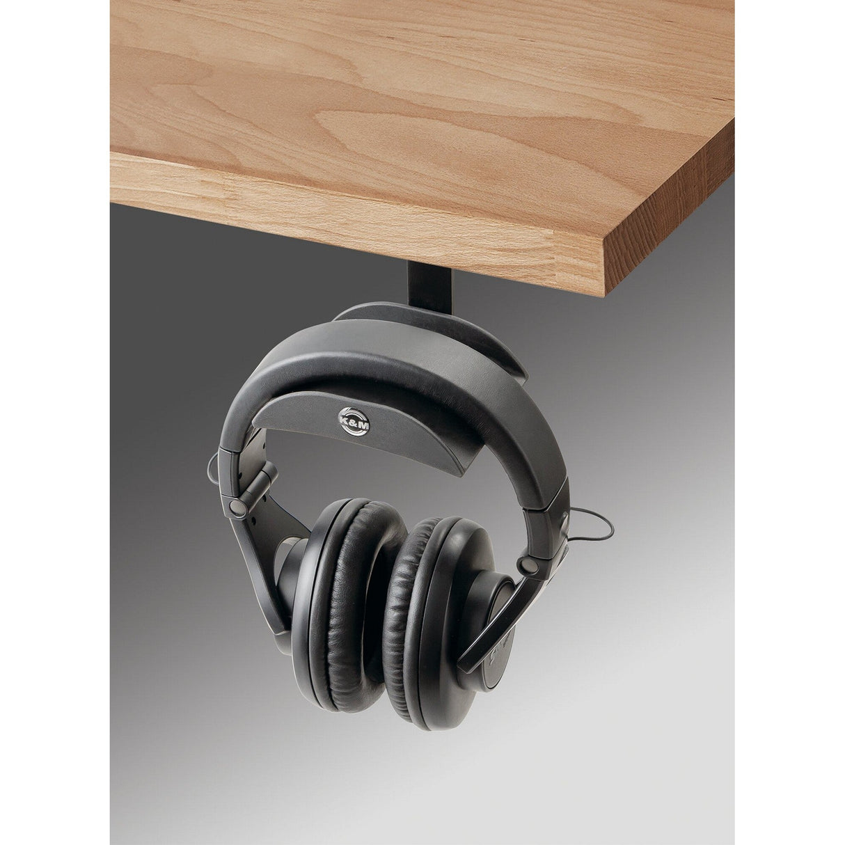 K&M 16330 Under-Table Headphone Holder