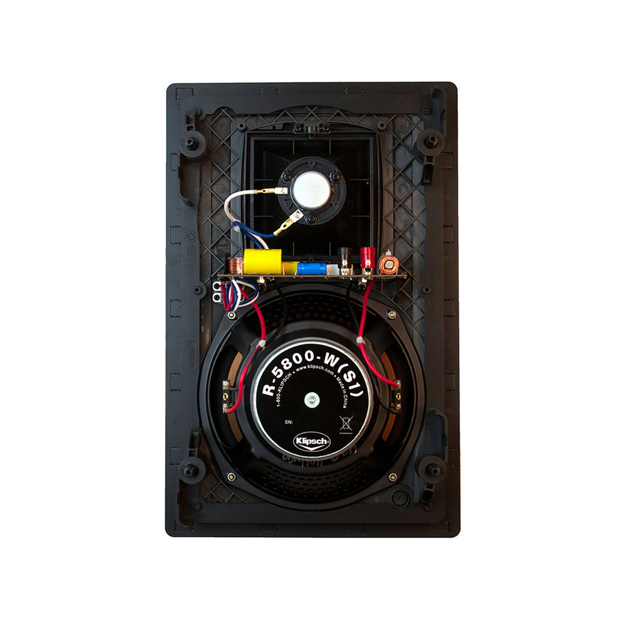 Klipsch R-5800-W II Reference Series 8-Inch In-Wall Speaker, Single Unit