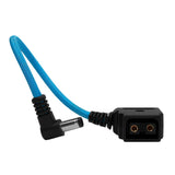Kondor Blue 6" Male DC Barrel to Female D-Tap Power Adapter Cable, Kondor Blue